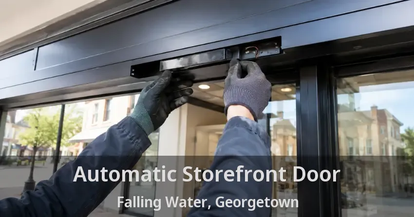 Automatic Storefront Door Falling Water, Georgetown - ON