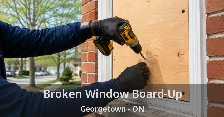 Broken Window Board-Up Georgetown - ON