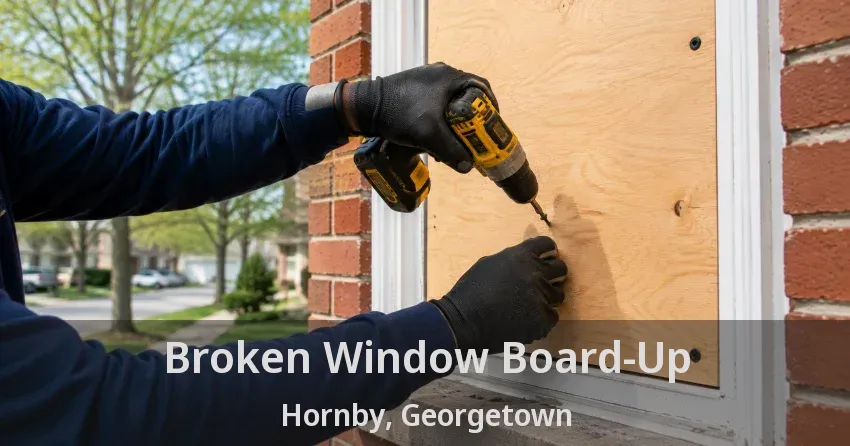 Broken Window Board-Up Hornby, Georgetown - ON