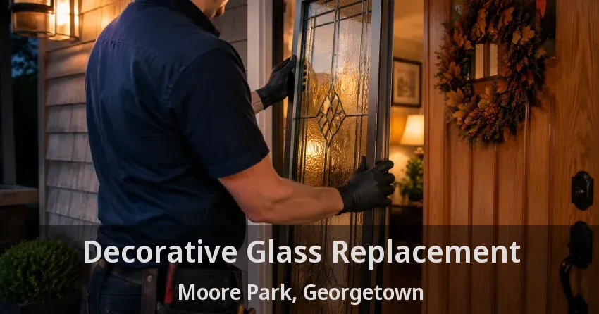Decorative Glass Replacement Moore Park, Georgetown - ON