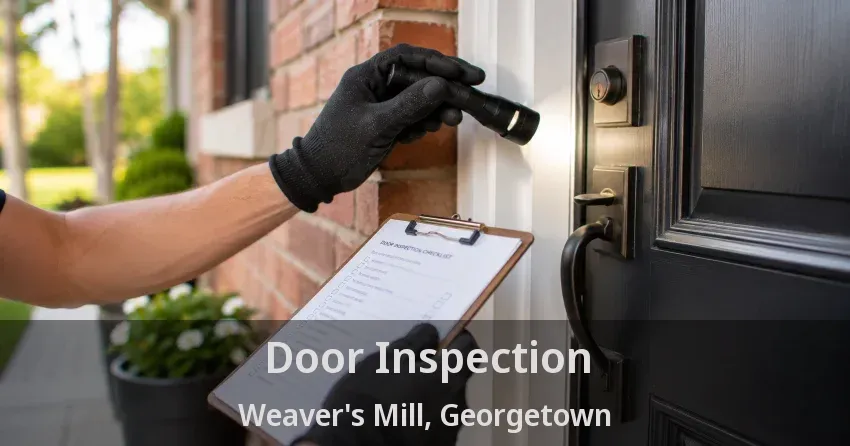 Door Inspection Weaver's Mill, Georgetown - ON