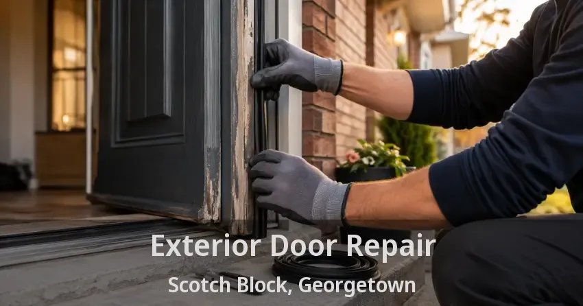 Exterior Door Repair Scotch Block, Georgetown - ON