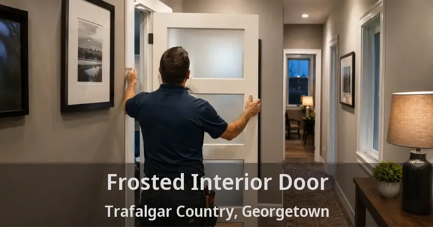 Frosted Interior Door Trafalgar Country, Georgetown - ON