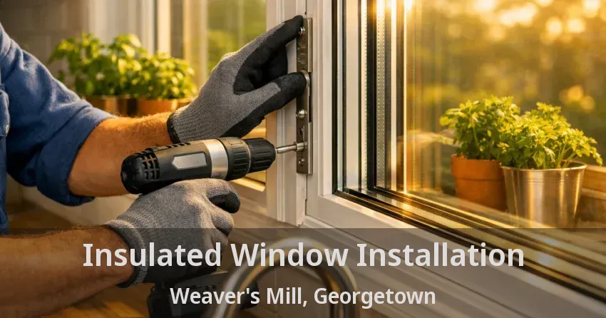 Insulated Window Installation Weaver's Mill, Georgetown - ON
