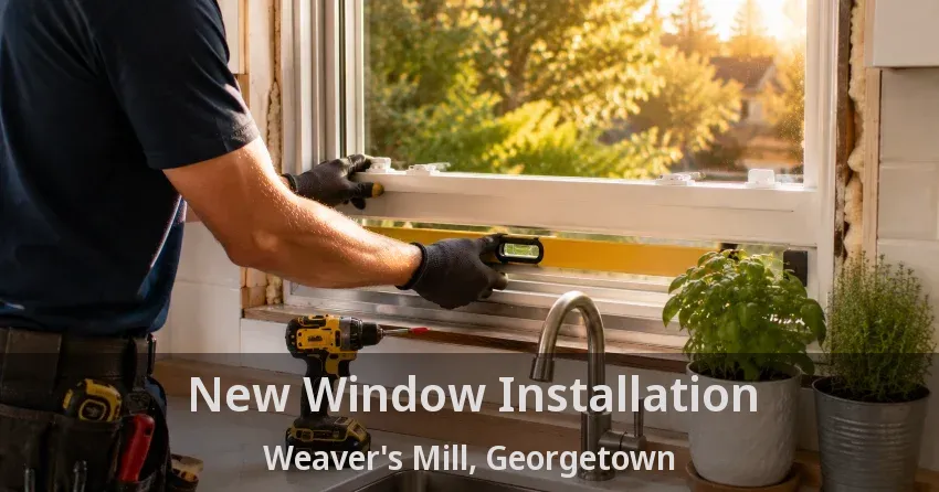 New Window Installation Weaver's Mill, Georgetown - ON
