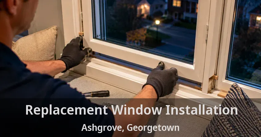 Replacement Window Installation Ashgrove, Georgetown - ON