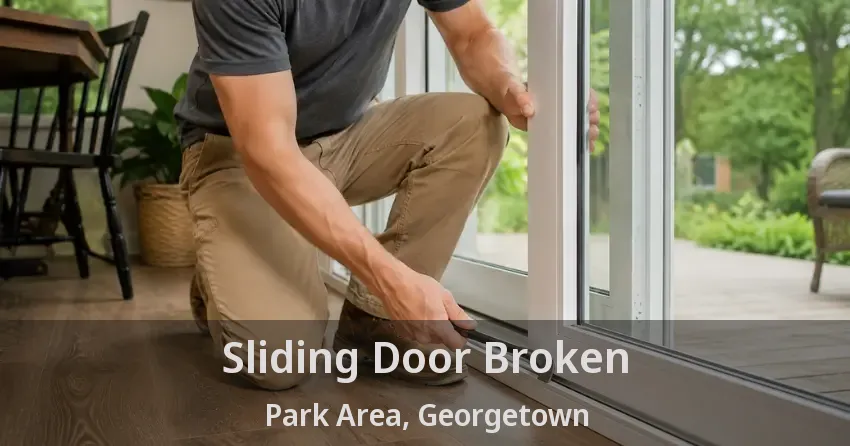 Sliding Door Broken Park Area, Georgetown - ON