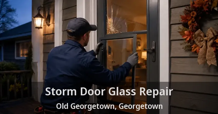 Storm Door Glass Repair Old Georgetown, Georgetown - ON