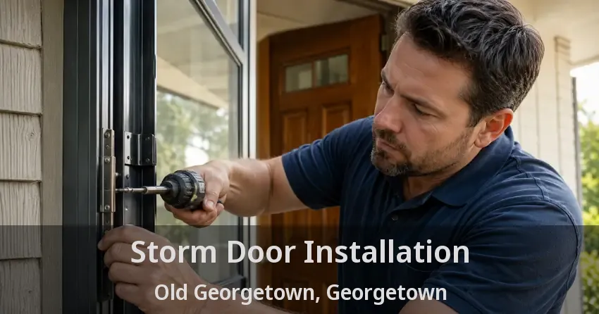 Storm Door Installation Old Georgetown, Georgetown - ON