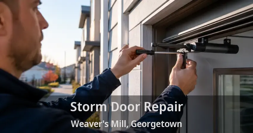 Storm Door Repair Weaver's Mill, Georgetown - ON