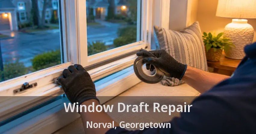Window Draft Repair Norval, Georgetown - ON