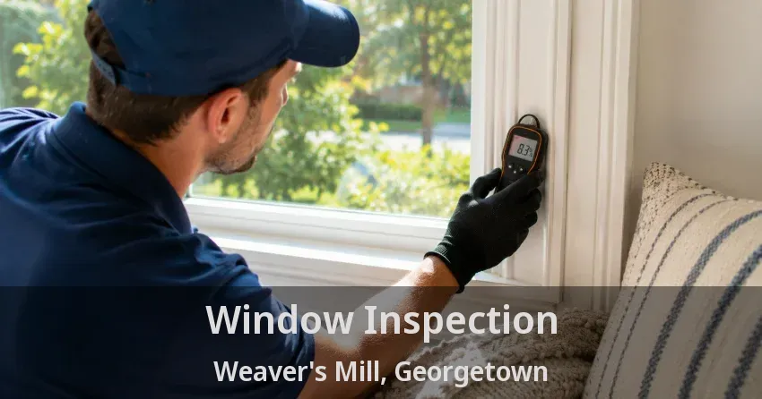 Window Inspection Weaver's Mill, Georgetown - ON