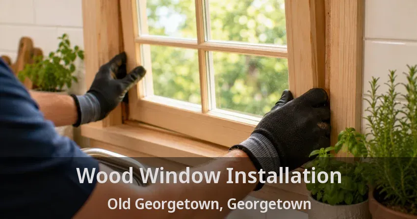 Wood Window Installation Old Georgetown, Georgetown - ON