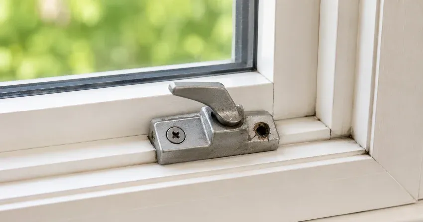 technician repairing a window balance mechanism in Georgetown Estates, Georgetown